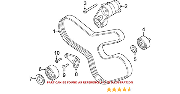 F32 model code) Serpentine Belt diagram.png