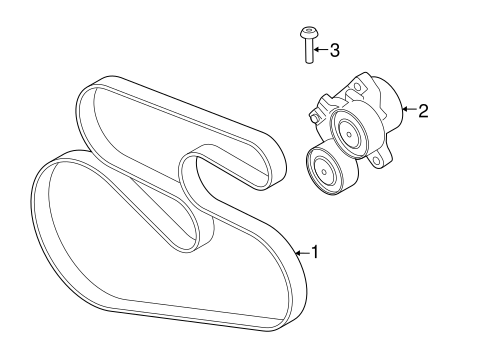 BMW-X3 Serpentine Belt diagram1.png