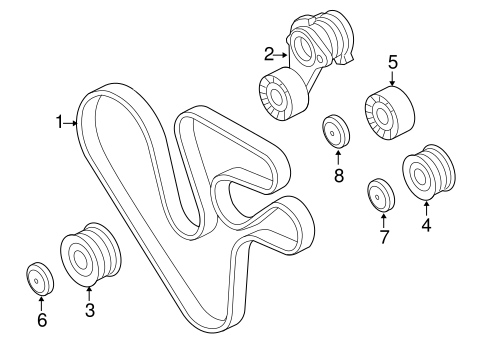 BMW-X6 Serpentine Belt diagram.png