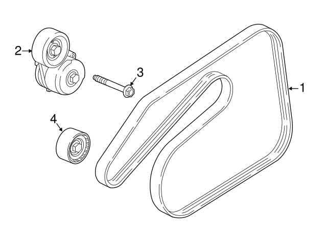 Cascada Serpentine Belt diagram.png