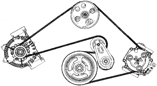 Ford-Five-Hundred Serpentine Belt diagram Routing.gif