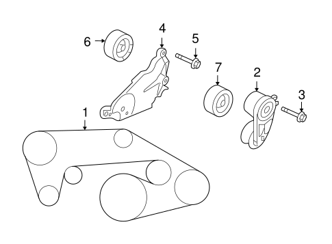 Infiniti-QX70 Serpentine Belt diagram..png