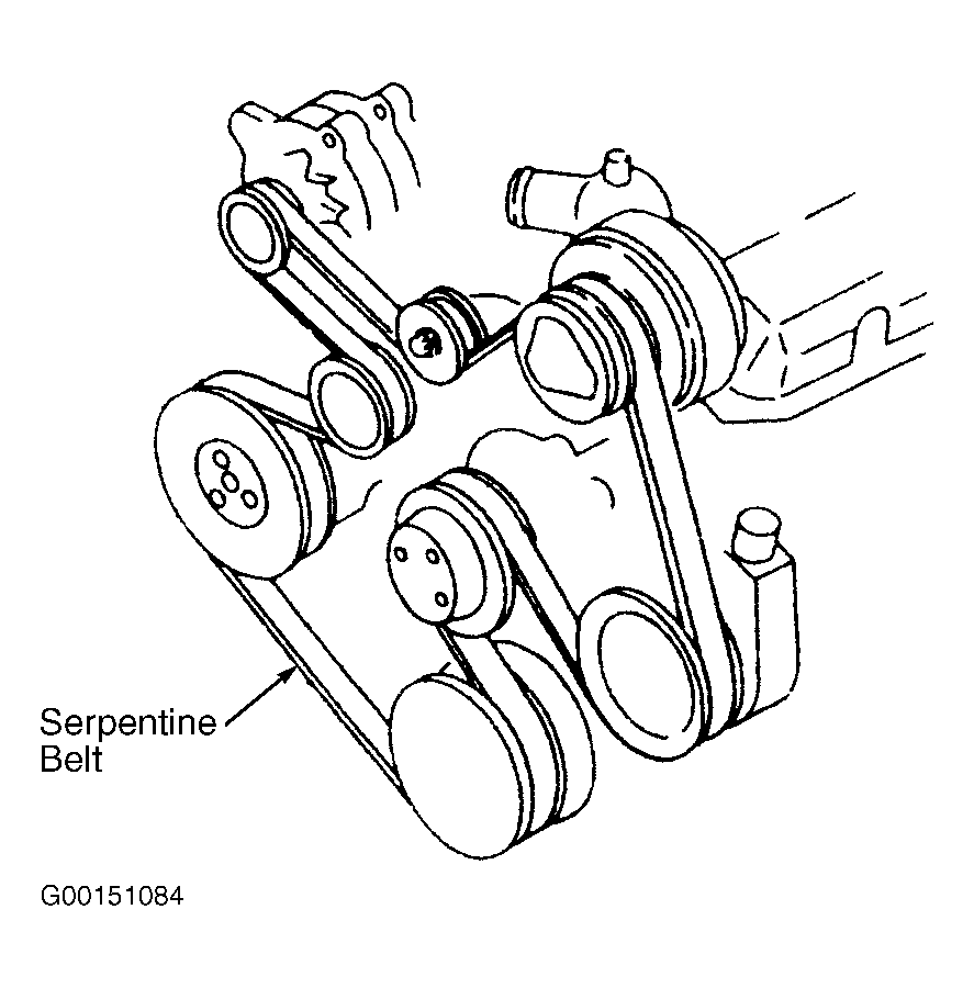 Isuzu Giga Serpentine Belt diagram.gif