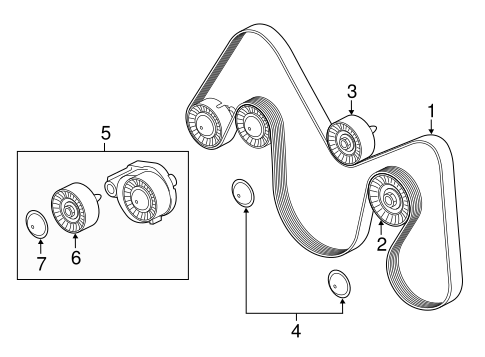 Jaguar-E-pace Serpinten Belt diagram.png