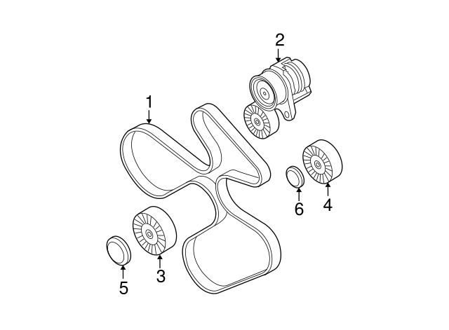 marketed as the 4 Series Gran Coupe-Serpentine Belt diagram.png