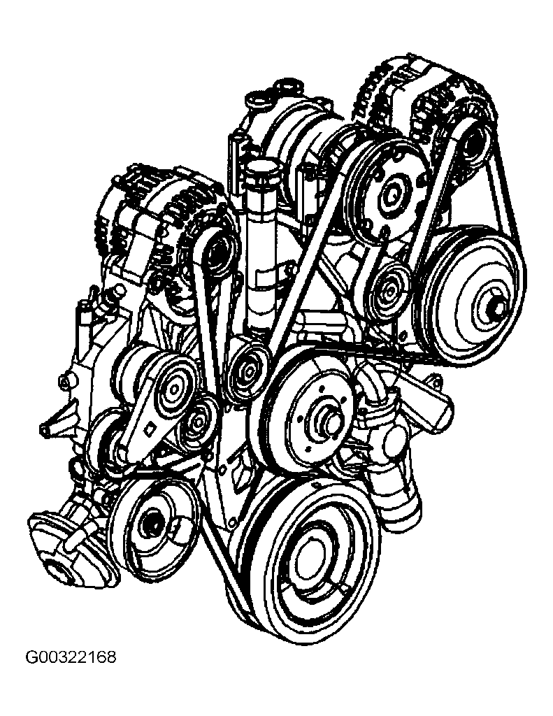 Chevrolet Silverado 2500 Serpentine Belt diagram.gif