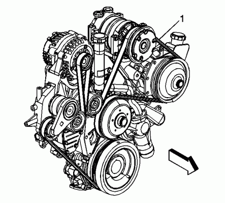 Chevrolet Silverado 3500 Serpentine Belt diagram.gif
