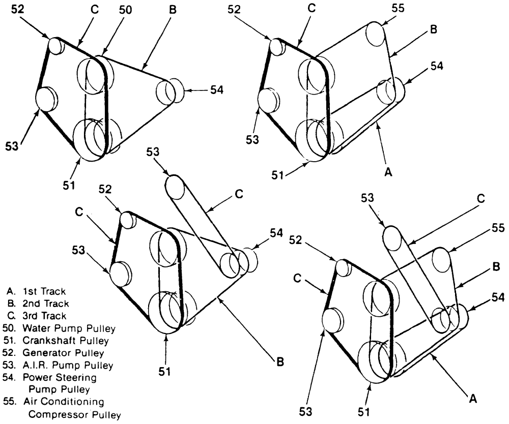 Chevrolet Silverado 6500 Serpentine Belt diagram.gif