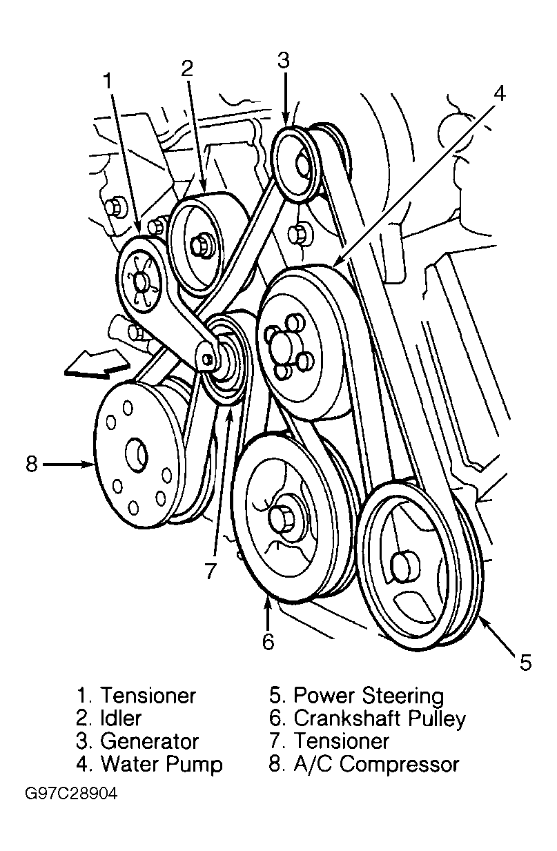 Ford-Econoline Serpentine Belt diagram Routing1.gif