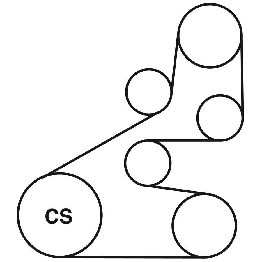 Honda-Element Vehicles Models Serpentine Belt diagram.jpeg