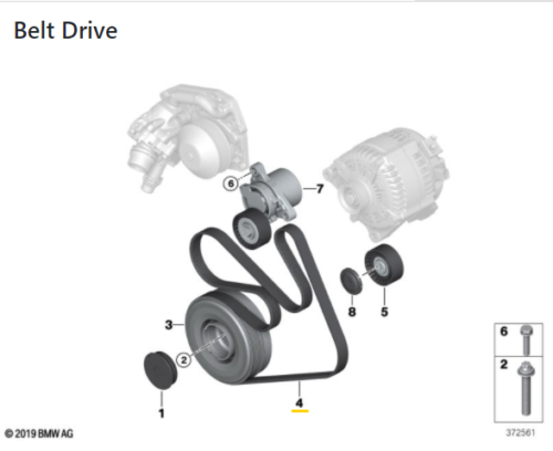 BMW-X4 Serpentine Belt diagram 1.png