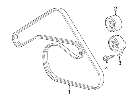 Cadillac-CT6 Serpentine Belt diagram.png