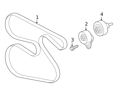 Cadillac-XT6 Serpentine Belt diagram.png