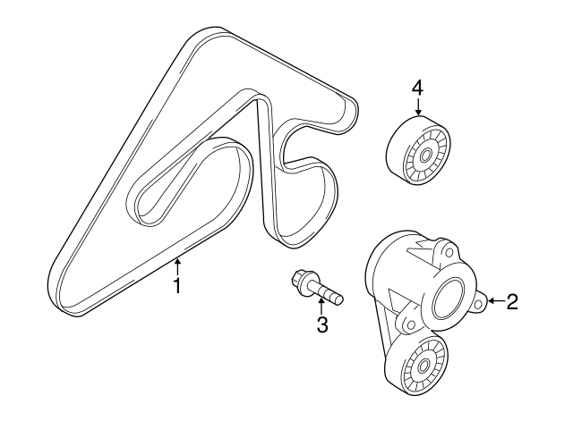 Kia-K900 Serpentine Belt routing diagram.png